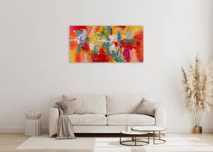 Tableau acrylique limitée Colourful Life Bois massif - Textile - 120 x 60 x 4 cm
