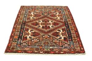 Hamadan - 144x98cm Rot - Naturfaser - 98 x 1 x 144 cm