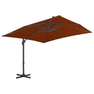 Parasol en porte-à-faux 3007813 Brun rouge