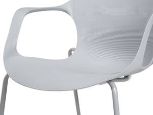 Chaise de salle à manger ELBERT Gris - Matière plastique - 56 x 75 x 56 cm