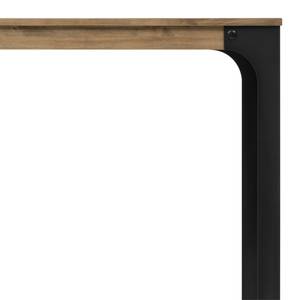Table Mange debout Bristol 39x110x108 cm Noir - Bois massif - Bois/Imitation - 110 x 108 x 39 cm