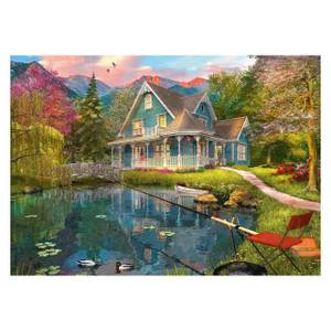 Puzzle Lakeside Retirement Home 1000 Papier - 28 x 6 x 38 cm