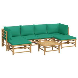 Salon de jardin 3028491-15 (lot de 7) Marron - Vert