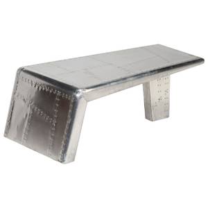 Couchtisch 246362 Silber - Metall - 55 x 35 x 95 cm