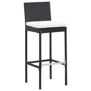 Bistro-Set-k236 ( 9-tlg ) Schwarz - Massivholz