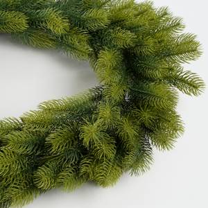 Couronne de Noël Nigata Vert - Matière plastique - 60 x 12 x 60 cm