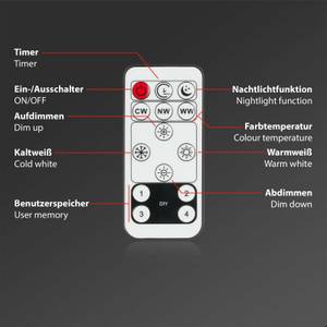 CCT-LED Panel, ultraflach,schwarz-silber Schwarz - Silber