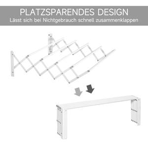 Wäscheständer 850-142 Weiß - Metall - 60 x 20 x 64 cm