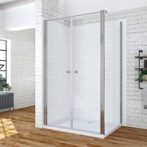 AQUALAVOS Nano Eckdusche Pendeltür 90 x 90 cm