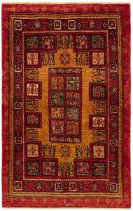 Tapis Kashkuli LI Rouge - Textile - 106 x 1 x 169 cm