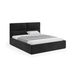 Polsterbett Doppelbett Kallax Schwarz - Breite: 128 cm