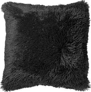 Dekokissen Fluffy XL Schwarz