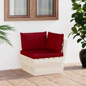 Paletten-Ecksofa 3004855-1 Rotbraun