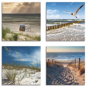 Leinwandbilder Set Ostsee 40 x 40 cm