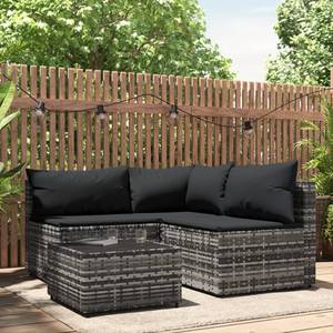 Salon de jardin 3029628-3 (lot de 4) Gris