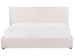 Cadre de lit LAVAUR Blanc crème - Blanc - Largeur : 203 cm