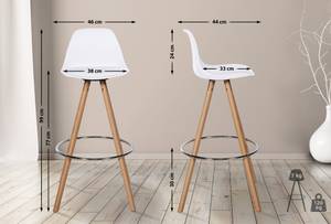 Tabouret de bar Corbin Blanc