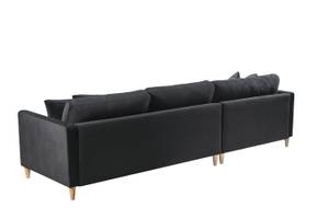 Chaiselongsofa Marino Deluxe Schwarz