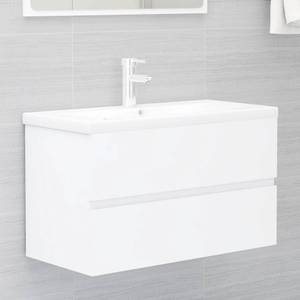 Waschbeckenunterschrank  3007833-3 Weiß - Breite: 80 cm