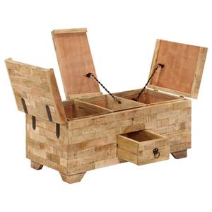 Couchtisch 298611 Braun - Massivholz - Holzart/Dekor - 40 x 35 x 80 cm