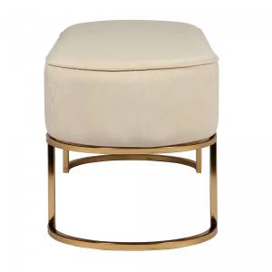 Tabouret ZALI Blanc crème