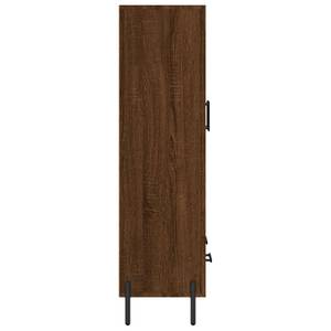 Highboard DE8247 Eiche Schwarzbraun Dekor