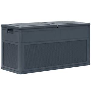 Aufbewahrungsbox Grau - Kunststoff - 119 x 60 x 119 cm