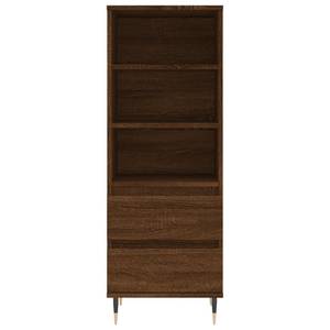 Highboard DE7918 Eiche Schwarzbraun Dekor