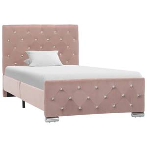 Bettgestell 3001902 Pink - Silber - Breite: 96 cm