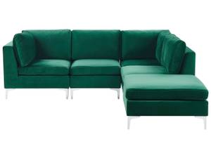 Canapé avec pouf EVJA Vert - 235 x 150 cm