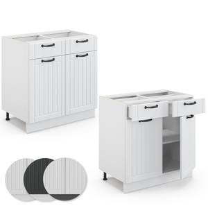 Meuble cuisine Fame-Line 36018 Blanc neige - Blanc