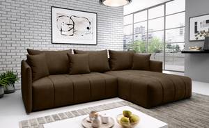 Ecksofa HURON Dunkelbraun