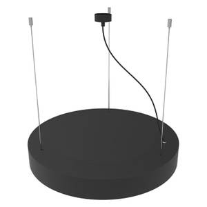 Ring Office Pendelleuchte, Büroleuchte Schwarz - Metall - 60 x 140 x 60 cm