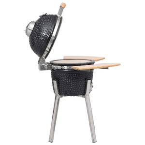 Barbecue fumoir barbecues fumoir Noir - Céramique - Métal - 38 x 81 x 38 cm