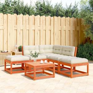 Gartensitzgruppe K6459(5-tlg) Braun - Massivholz - 78 x 73 x 64 cm