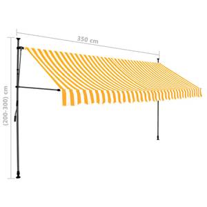 Auvent rétractable 3000948-2 Largeur : 350 cm