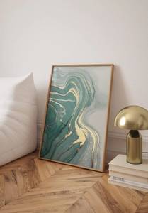 Mint Agate Poster 40 x 30 x 40 cm