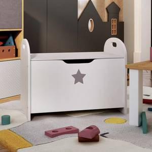 Banc de rangement pour enfants Blanc - Bois manufacturé - 40 x 47 x 62 cm