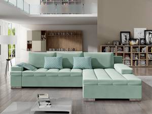 Ecksofa Bangkok Mint - Ecke davorstehend rechts