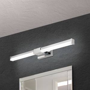 LED Spiegelleuchte ARGO Silber - Metall - 36 x 5 x 8 cm