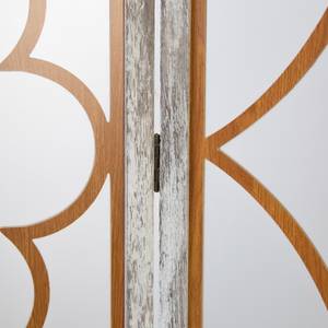 Paravent 3-teilig Vintage 1859 Weiß - Holz teilmassiv - 120 x 170 x 1 cm