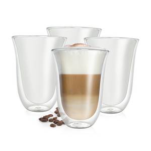 Napoli 4x300ml Kaffeegläser doppelwandig 14 x 20 x 19 cm