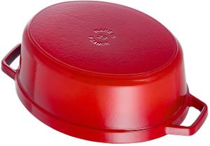 Kasserolle Cocotte Rot - Stein - 2 x 16 x 29 cm