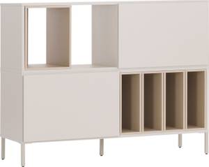 Sideboard INTO Beige - Holzwerkstoff - 44 x 95 x 121 cm