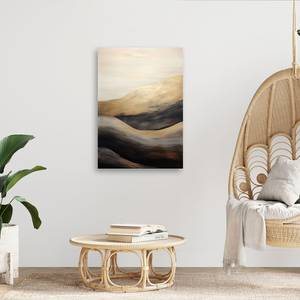 KUNSTDRUCK Golden Waves on Monochrome 4 40 x 60 cm