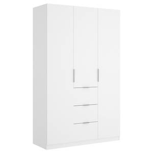 Kleiderschrank 3 Türen Dcurt Weiß - Holzwerkstoff - 52 x 204 x 135 cm