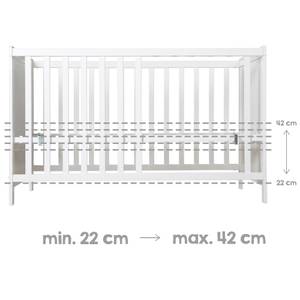 Set de chambre bébé Hamburg 2 pcs Blanc - Bois manufacturé