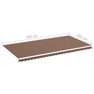 Tissu d'auvent de remplacement 3007858-1 Marron