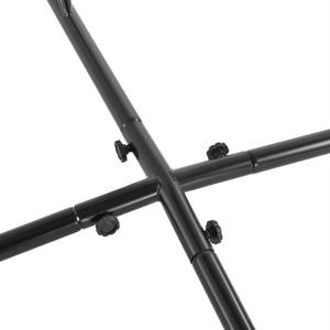 Structure métallique pour hamac Noir - Métal - 110 x 205 x 110 cm