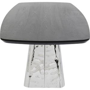 Table Caldera Noir - Bois manufacturé - 220 x 76 x 110 cm